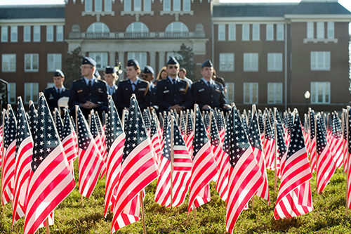 MSU will host several events in November to recognize America’s veterans. (Photo by Megan Bean)