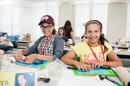 Campers participating in the MSU Bagley College of Engineering’s WONDER Women Academy work on a “friendship circuit” electrical engineering project. WONDER Women is an acronym for “Wonderful, Outstanding, Noteworthy, & Determined, Engineering Ready Women.