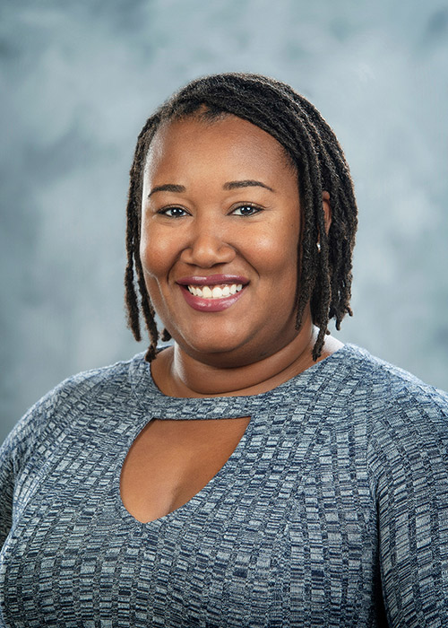 Studio portrait of Jervette Ward