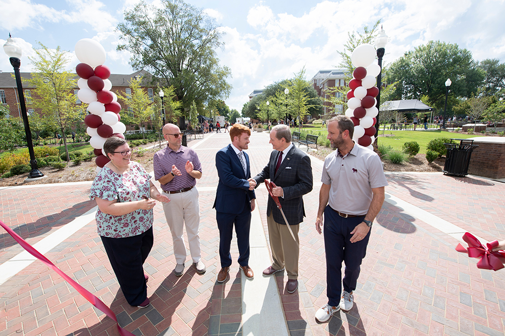 YMCA Plaza ceremony