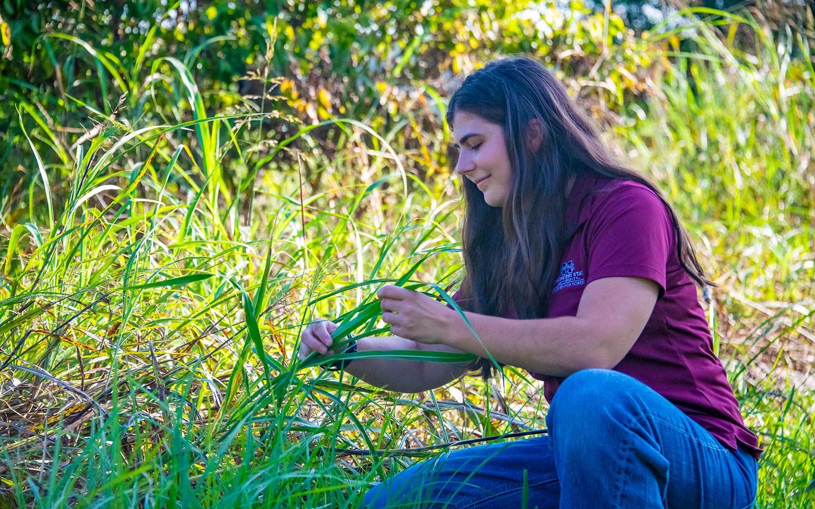 girl in grass