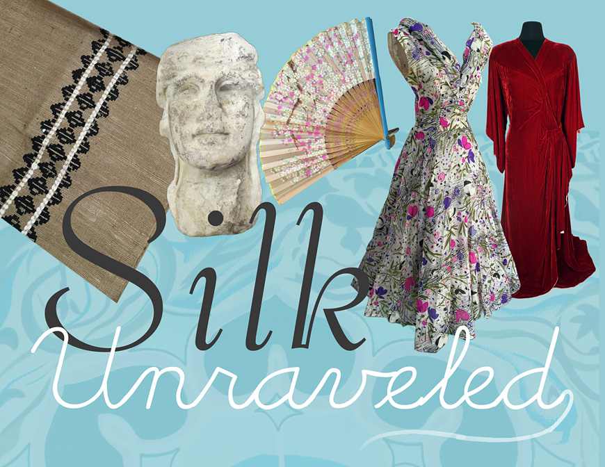 MSU’s Cullis Wade Depot Art Gallery is featuring a March 3-29 exhibition titled “Silk Unraveled: A Revealing Look at the History and Use of Silk Fabric.” (Photo by Brianna Williams)
