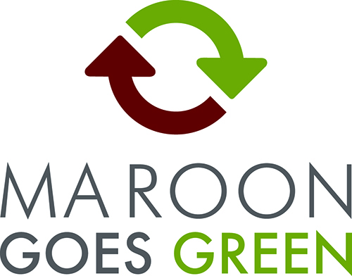 Logo for MSU's Maroon Goes Green initiative