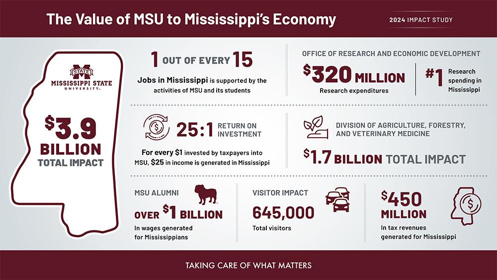MSU economic impact infographic