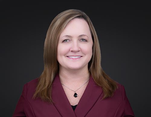 A portrait of Lesley Clack.