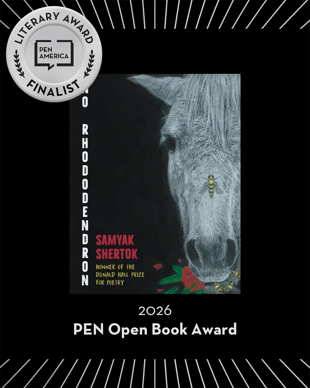 The cover of "No No Rhododendron" is shown.