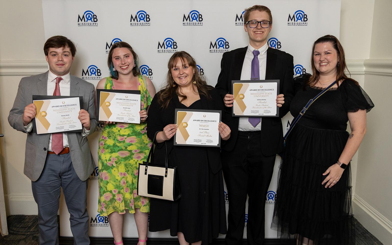 Students break MSU communication awards record at MAB