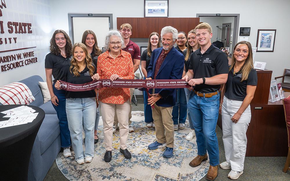 Pictured are Avery McDaniel, Karen and William Hulett, Thomas Blanks, Jill Kubat, Hannah Henson, Olivia Rudolph, Drew Knittig, Brooke Grillot, Mary Parker and Anna Grace Comer.