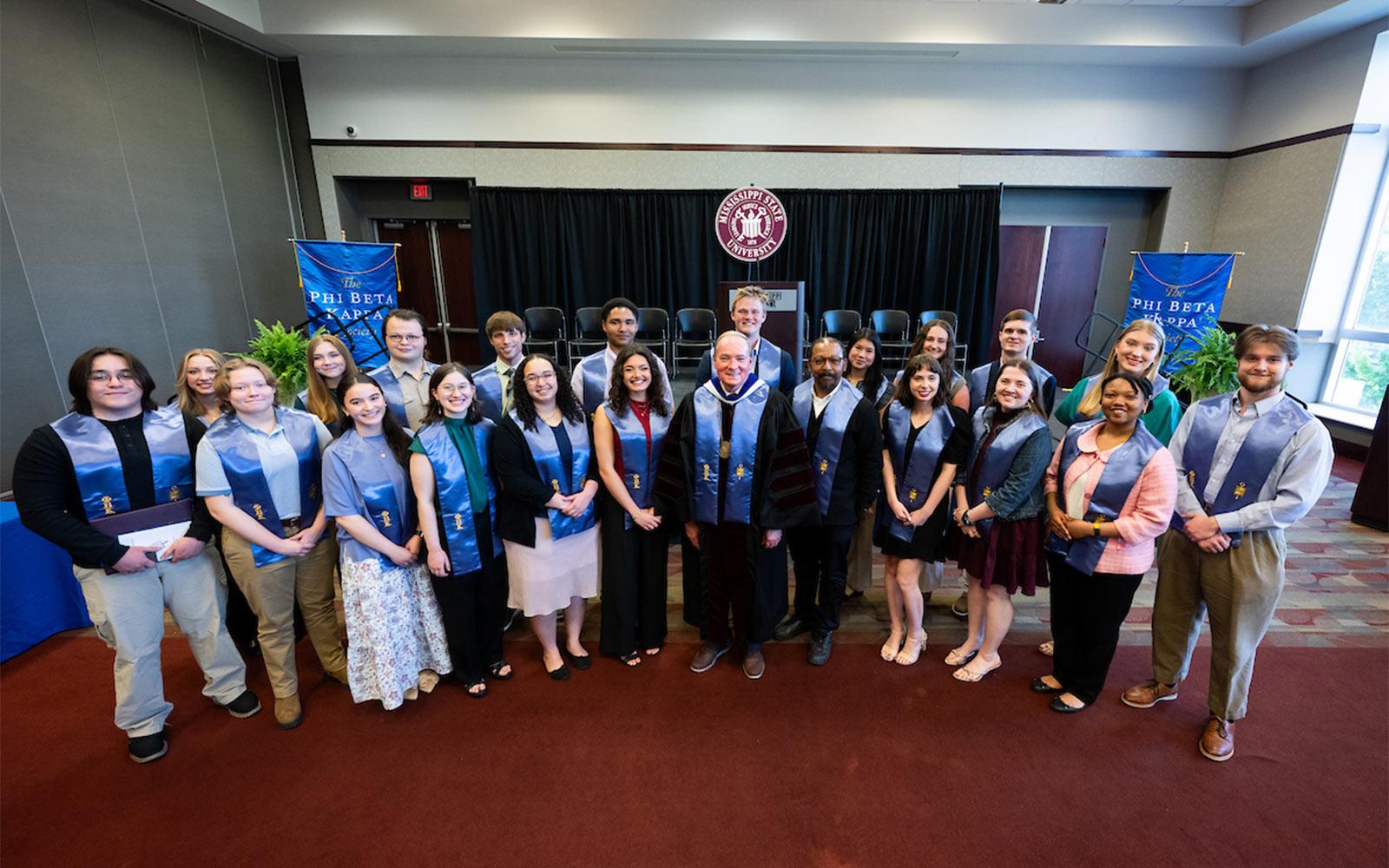 MSU students inducted into Phi Beta Kappa’s Gamma of Mississippi Chapter