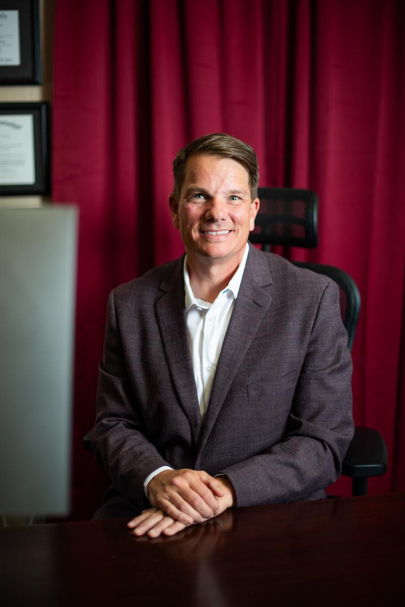Environmental portrait of Sean Owen