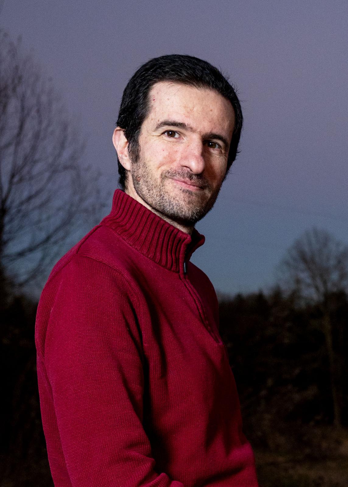 Environmental portrait of Jean Francois Gout