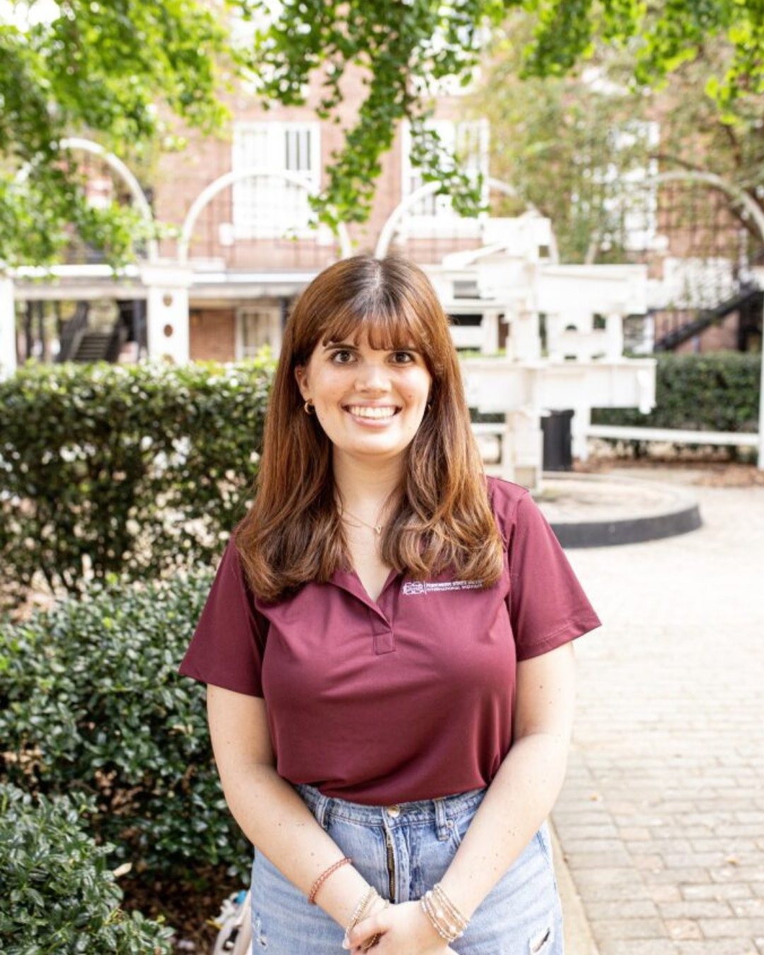 Environmental portrait of Virginia Alexander