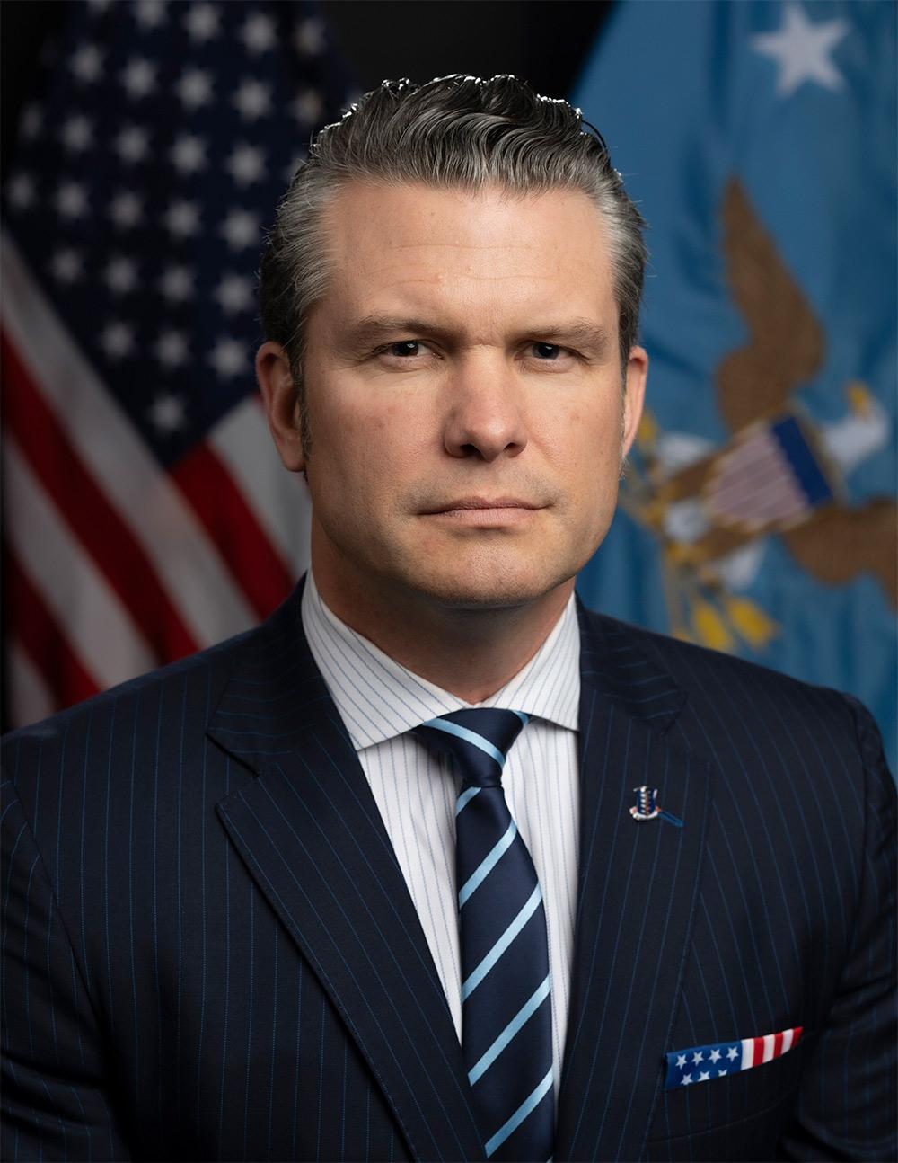 Pete Hegseth official portrait