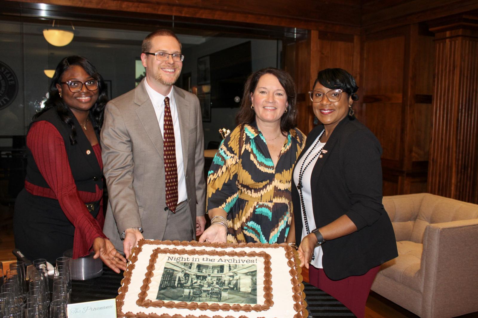 Photo of MSU library personnel